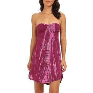 Roxy Juniors Autumn Melody Purple Knit Tube Dress